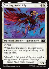 Starling, Aerial Ally, Commander: Marvel Super Heroes