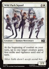 Wild Pack Squad, Commander: Marvel Super Heroes