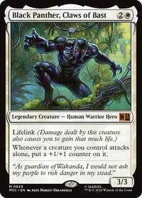 Black Panther, Claws of Bast, Commander: Marvel Super Heroes