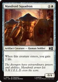 Mandroid Squadron (0841), Commander: Marvel Super Heroes