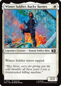 Winter Soldier, Bucky Barnes (0845), Commander: Marvel Super Heroes