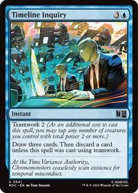 Timeline Inquiry, Commander: Marvel Super Heroes