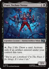 Fixer, Techno Terror, Commander: Marvel Super Heroes