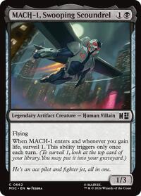 MACH-1, Swooping Scoundrel, Commander: Marvel Super Heroes