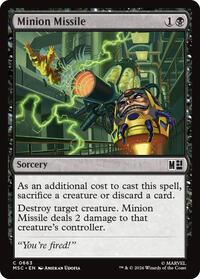 Minion Missile, Commander: Marvel Super Heroes