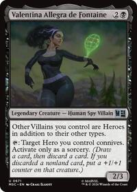 Valentina Allegra de Fontaine, Commander: Marvel Super Heroes