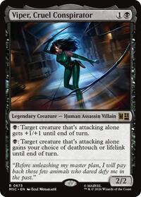 Viper, Cruel Conspirator, Commander: Marvel Super Heroes