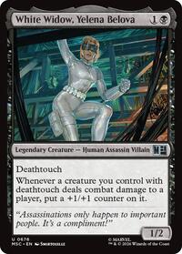 White Widow, Yelena Belova, Commander: Marvel Super Heroes