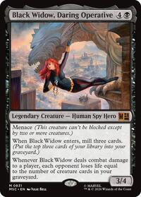 Black Widow, Daring Operative, Commander: Marvel Super Heroes