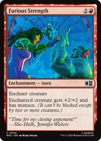 Furious Strength, Commander: Marvel Super Heroes