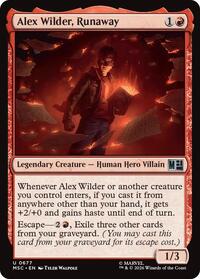 Alex Wilder, Runaway, Commander: Marvel Super Heroes