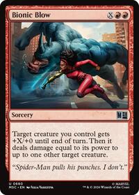 Bionic Blow, Commander: Marvel Super Heroes