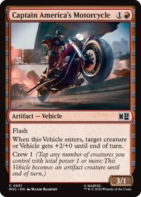 Captain America's Motorcycle, Commander: Marvel Super Heroes