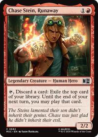 Chase Stein, Runaway, Commander: Marvel Super Heroes