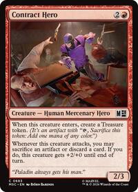 Contract Hero, Commander: Marvel Super Heroes