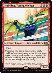 Hulkling, Young Avenger, Commander: Marvel Super Heroes