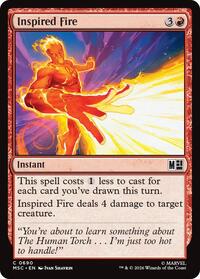 Inspired Fire, Commander: Marvel Super Heroes
