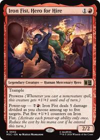 Iron Fist, Hero for Hire, Commander: Marvel Super Heroes