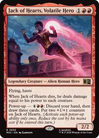 Jack of Hearts, Volatile Hero, Commander: Marvel Super Heroes
