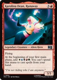 Karolina Dean, Runaway, Commander: Marvel Super Heroes