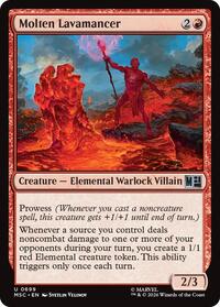 Molten Lavamancer, Commander: Marvel Super Heroes