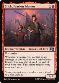 Stick, Fearless Mentor, Commander: Marvel Super Heroes