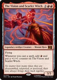 The Vision and Scarlet Witch, Commander: Marvel Super Heroes
