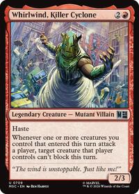 Whirlwind, Killer Cyclone, Commander: Marvel Super Heroes