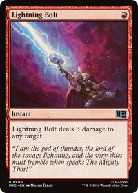 Lightning Bolt, Commander: Marvel Super Heroes