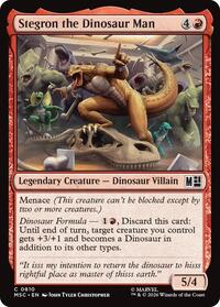Stegron the Dinosaur Man, Commander: Marvel Super Heroes