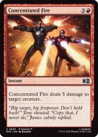 Concentrated Fire (0847), Commander: Marvel Super Heroes