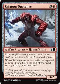 Crimson Operative, Commander: Marvel Super Heroes