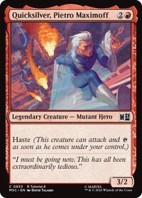 Quicksilver, Pietro Maximoff (0853), Commander: Marvel Super Heroes