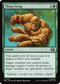 Thing Swing, Commander: Marvel Super Heroes