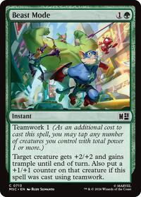 Beast Mode, Commander: Marvel Super Heroes