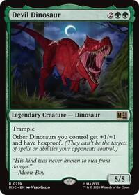Devil Dinosaur, Commander: Marvel Super Heroes