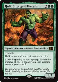Hulk, Strongest There Is, Commander: Marvel Super Heroes