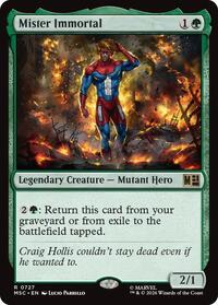 Mister Immortal, Commander: Marvel Super Heroes