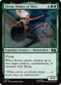 Storm, Shaker of Skies, Commander: Marvel Super Heroes