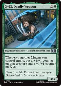 X-23, Deadly Weapon, Commander: Marvel Super Heroes