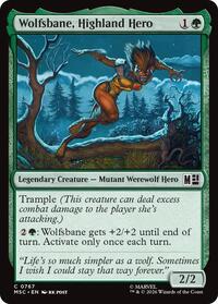 Wolfsbane, Highland Hero, Commander: Marvel Super Heroes