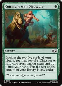 Commune with Dinosaurs, Commander: Marvel Super Heroes