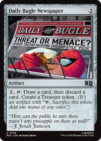 Daily Bugle Newspaper, Commander: Marvel Super Heroes