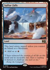 Sulfur Falls, Commander: Marvel Super Heroes
