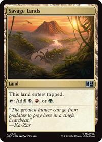 Savage Lands, Commander: Marvel Super Heroes
