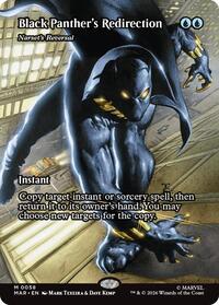 Black Panther's Redirection - Narset's Reversal (Borderless), Marvel Universe Eternal-Legal