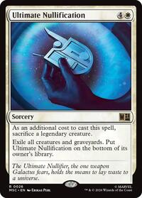 Ultimate Nullification (Surge Foil), Commander: Marvel Super Heroes