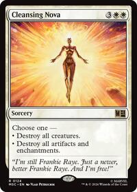Cleansing Nova (Surge Foil), Commander: Marvel Super Heroes
