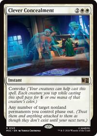 Clever Concealment (Surge Foil), Commander: Marvel Super Heroes