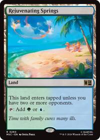 Rejuvenating Springs (Surge Foil), Commander: Marvel Super Heroes